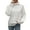 White, variant on Vedolay Women's Fall Tops Womens Fall Sweaters 2023 Knitted V-Neck Collared Pullover Long Sleeve Top,White L