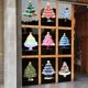 thumbnail image 4 of Paquete de 9 Pegatinas Navideñas para Ventanas | Pegatinas Navideñas Coloridas de Pvc | Decoraciones Navideñas Translúcidas Reutilizables para Centros Comerciales, Hogar, Oficina y Decoración de Temp, 4 of 6