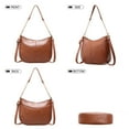 thumbnail image 2 of HuaAngel Shoulder Bag Fashion Retro Large Capacity Tote Bag for Women with Two Shoulder Strap, 2 of 6