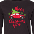 thumbnail image 4 of Inktastic Merry Christmas Ya'll with Red Car and Tree Long Sleeve Youth T-Shirt, 4 of 5