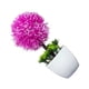 thumbnail image 5 of Planta artificial en maceta, simulación de bolas, vegetación, decoración, oficina en casa, centro de mesa, planta falsa, rojo púrpura Eigraketly HA7629-03B, 5 of 6