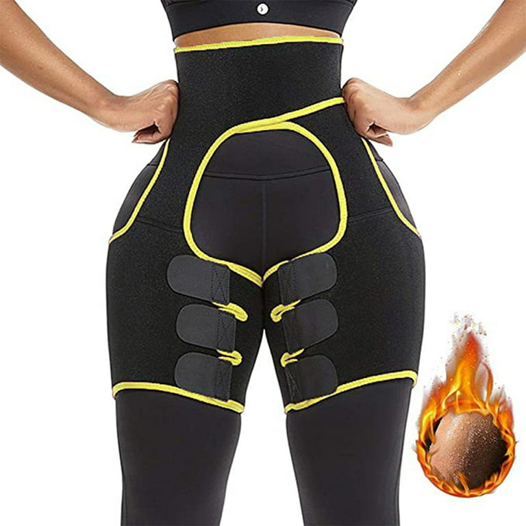 1 Pair Thigh Shaper Adjustable Latex-Free Trimmer Sweat Band
