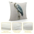 thumbnail image 4 of JRXY  Heron Pillow,Watercolor Blue Heron Waist Lumbar Throw Pillow case Cushion Cover Sofa Home Decorative White, 4 of 5