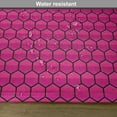 thumbnail image 6 of Ambesonne Hot Pink Place Mats Set of 4, Comb Pattern Hexagonal, Standard Size, Hot Pink Black, 6 of 6