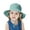 Blue, variant on NOKIO Infant Sun Hat With Chin Strap, Baby Spring Bonnet With Sun Protection, Baby Sun Hat With Vintage Style, Cap Girls Boys Spring Autumn Outdoor Shade Solid Color Sunscreen Hat Fisherman Hat