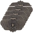 thumbnail image 1 of MasteelfCA 4pcs Hasp Latch Antique Jewelry Box Decorative Hasp Latch Buckle Size S, 1 of 9