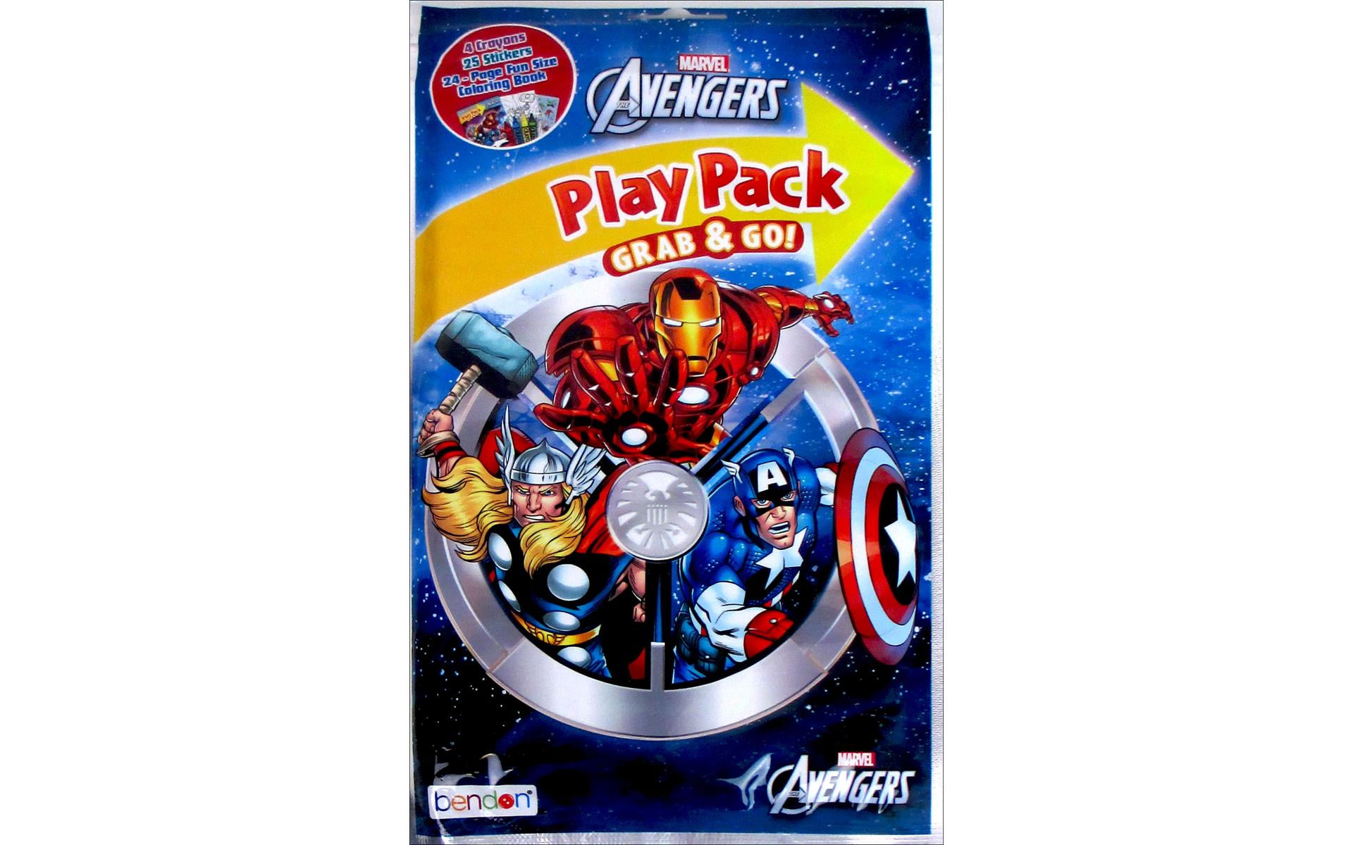 BENDON PUBLISHING 10665 BENDON COLORING BK PLAY PACK AVENGERS | Walmart
