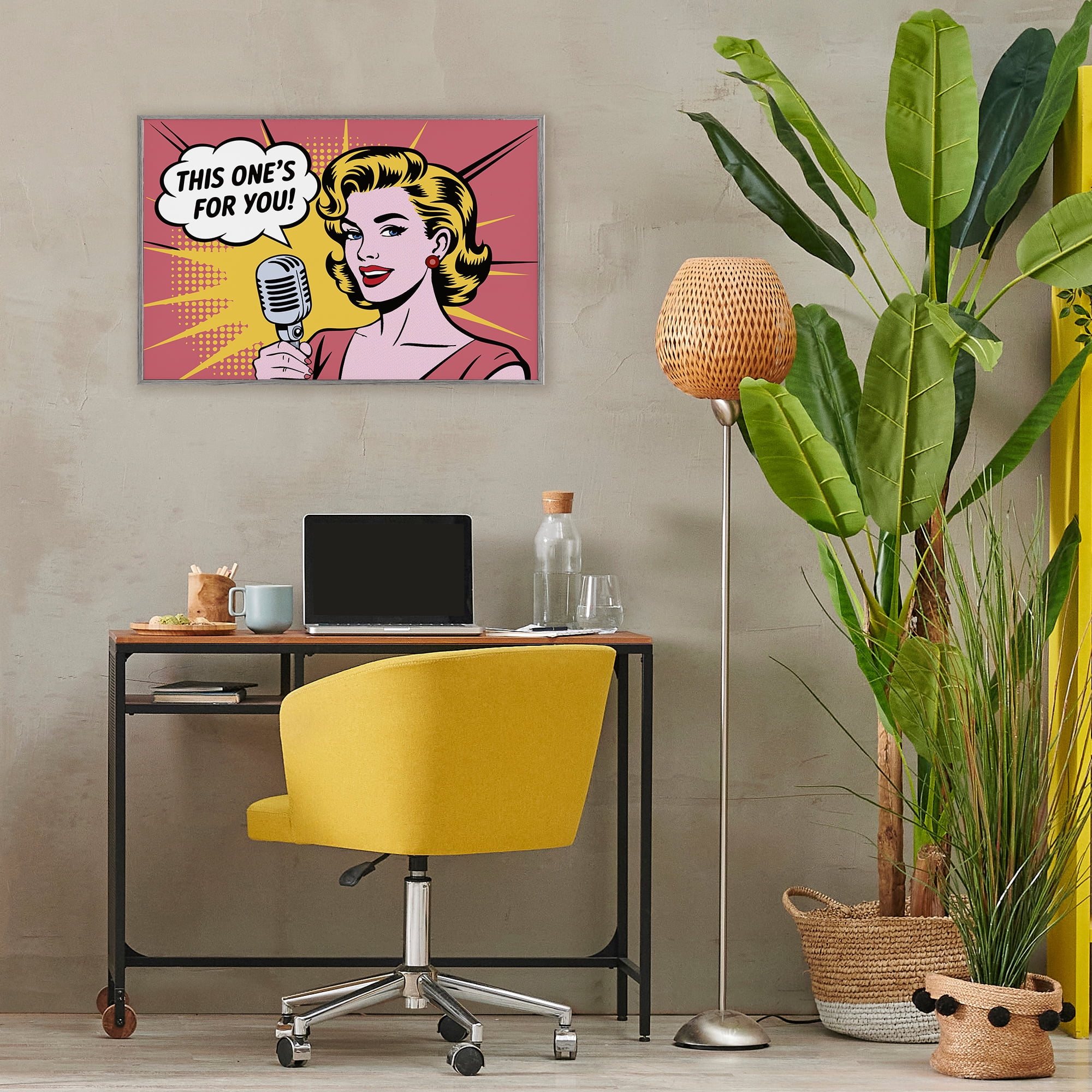 Stupell Industries This One's For You Gray Framed Giclee Art, design by Andreas Magnusson