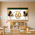 thumbnail image 6 of LUUFILx 60th Birthday Backdrop Banner Party Decoration Cheers to 60 Years Background Decorations Celebration Event Supplies Photography Props, 6 of 9