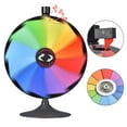 thumbnail image 6 of WinSpin 24" Dual Use Prize Wheel Tabletop or Floor Stand Fortune Spinning Wheel for Tradeshow Carnival Game Wheel, Pinwheel Series, 6 of 9