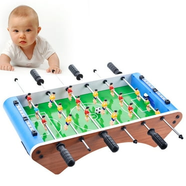COSMOBETTY Tabletop Soccer Game Foosball Rectangular Portable 1 Set