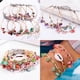 thumbnail image 3 of Kit de fabricación de joyas y abalorios de cristal para niñas - Fabricación de pulseras, anillos, pendientes y collares Xemadio LH-0764, 3 of 7