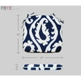 thumbnail image 6 of FBTS Prime 16x17 inch All-Weather Blue Paisley Outdoor Seat Pads, 2 Pack, 6 of 7