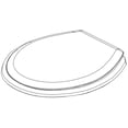 thumbnail image 1 of Dometic Toilet Seat 385311930 Replacement For 300 Series Toilets; Round; Closed Front; White; With Cover, 1 of 1