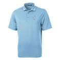 thumbnail image 2 of Men's Cutter & Buck Light Blue Houston Oilers Throwback Logo Virtue Eco Pique Recycled Polo, 2 of 3