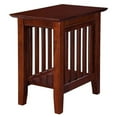 thumbnail image 1 of Leo & Lacey Solid Wood Chair Side Table with Sturdy Leg in Walnut, 1 of 4