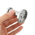 thumbnail image 4 of Unique Bargains 8pcs Stainless Steel Round Wall Mount Shower Robe Polishing Towel Coat Hooks, 4 of 5