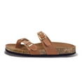 thumbnail image 2 of Bocca Women Adjustable Slide Sandals Brown Summer Flip-Flops Ring Open Toe 9M, 2 of 7