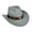 Grey, variant on Hauaitttt Western Style Cowboy Hat with Cow Head Decoration Outdoor Outing Casual Style Sun Hat Oversized Hats for Men Cow Girl Hat for Women Pale Hat Hats for Boys Girls Cowboy Hat Toddler Foldable