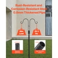 thumbnail image 3 of VEVOR Double Shepherds Hook 8 Pack 76 Inch Heavy Duty Bird Feeder Pole, 3 of 9