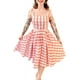 thumbnail image 5 of Vestido largo con correa de espagueti rosa Y2k para mujer, vestido largo plisado sin espalda, vestido fluido, ropa de Halloween, 5 of 5