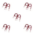 thumbnail image 1 of stanreset 1/2/3/5 2 Pièces Maison Hôtel Polyester Rideau Retenue Salon Drapé Cravate Draperies Décoratif Support Ondulé Corde Rouge 5PCS, 1 of 6