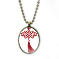 thumbnail image 1 of China nudo rojo patron de Seguridad Collar Colgante de cadena vintage Colección de joyas colgantes Unbranded M, 1 of 3