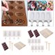 thumbnail image 2 of Moldes de silicona para gomitas, moldes para fondant y chocolate, bandeja para cubitos de , molde para hornear, decoración de pasteles para niños Estilo 01 Macarena Moldes para tartas de silicona con forma de corazón, 2 of 8