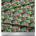 thumbnail image 2 of Soimoi Satin Silk Fabric Animal Skin Abstract Printed Craft Fabric by the Yard 42 Inch Wide, 2 of 3