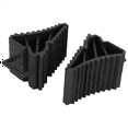 thumbnail image 3 of 4Pcs Antislip Vehicle Car Truck Wheel Tire Chock Stop Block Black, 3 of 8