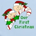 thumbnail image 2 of CafePress - Twins First Christmas Candy Cane Infant Bodysuit - Baby Light Bodysuit, Size Newborn - 24 Months, 2 of 4