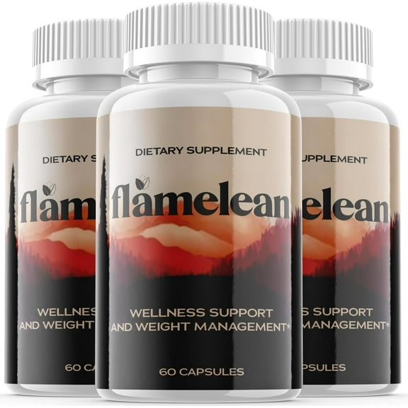 (3 Pack) Flamelean - Keto Weight Loss Formula - Energy & Focus Boosting Dietary Supplements for Weight Management & Metabolism - Advanced Fat Burn Raspberry Ketones Pills - 180 Capsules