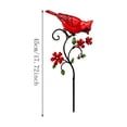 thumbnail image 3 of Metal Cardinal Garden Stake, Decorative Red Bird Yard Art Weather Resistant Garden Accent Ornament, Flower Pot Patio Lawn Decor for Garden Courtyard Porch Bird Lovers, 3 of 7