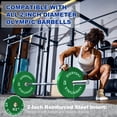 thumbnail image 4 of BalanceFrom Olympic Bumper Plate Weight Plate, 25 lbs Pair Color, 4 of 9
