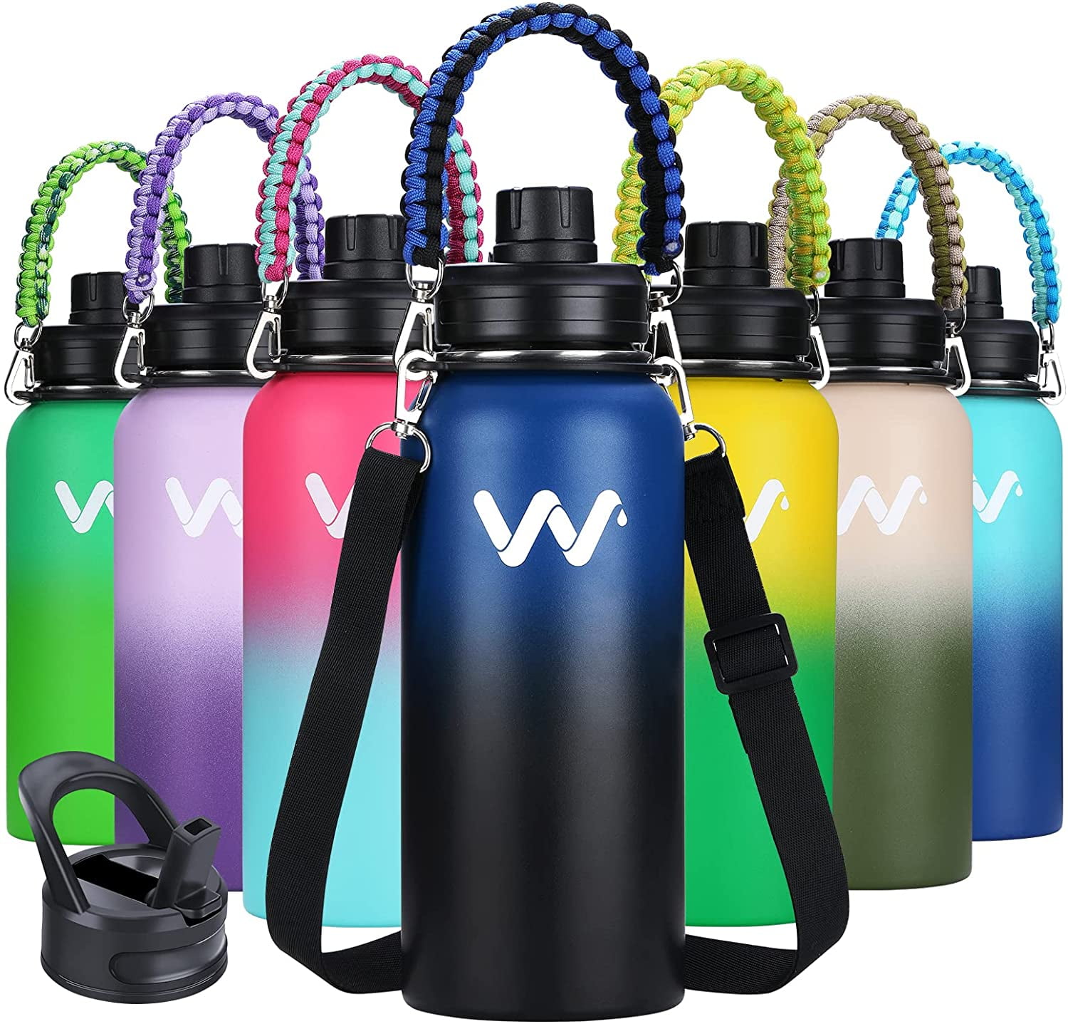 Julian - Insulated 32 oz Water Bottle with Straw Cap (RTS4900)