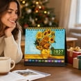 thumbnail image 5 of 2027 Monthly Desk Calendar, 12-Month Spiral Bound Planner with Monthly Tabs, 8.6 X 7.3 Inch Standing Size, 5 of 7