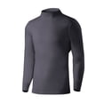 thumbnail image 1 of Miqool Chemise à Col Roulé pour Hommes Manches Longues Ajustée Douce Extensible Chaude Chandail d'Hiver, 1 of 2