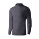 thumbnail image 1 of Ropa interior térmica para hombre, informal, lisa, gruesa, de cuello medio y manga larga, para mantener el calor, de algodón, para hombre., 1 of 2
