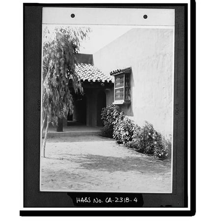 Historic Print, Rancho Santa Fe School (Second), 6024 Paseo Delicias, Rancho Santa Fe, San Diego County, CA - 4, 18" x 24"