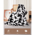 thumbnail image 6 of GARVEE Heated Electric Blanket,50"x60" Cow Print Fast Heating Throw Blankets with LCD Controller,10 Heat Settings&1-9H Timer Auto Shut Off,Black White, 6 of 10