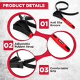 Pipe Wrench – Adjustable Carbon Steel Plumber Wrench, 7-12 Inch Sizes, Heavy Duty Rust-Resistant, Double-Layer Rubber Handle, Quick-Adjust System For Faucet, Toilet, Sink, And Water Heater Repair