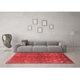 thumbnail image 3 of Ahgly Company Indoor Rectangle Solid Red Modern Area Rugs, 8' x 12', 3 of 4
