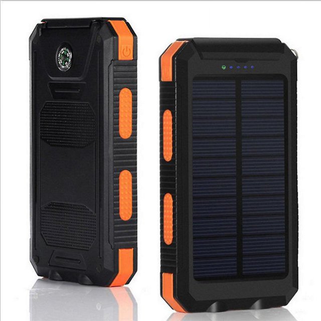 Cargador solar portátil Sincero con linterna LED de 4 modos para teléfonos inteligentes tabletas drones y cámaras