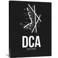 thumbnail image 2 of Naxart Studio  'DCA Washington Airport' Black Stretched Canvas Wall Art 24 inches x 18 inches, 2 of 5