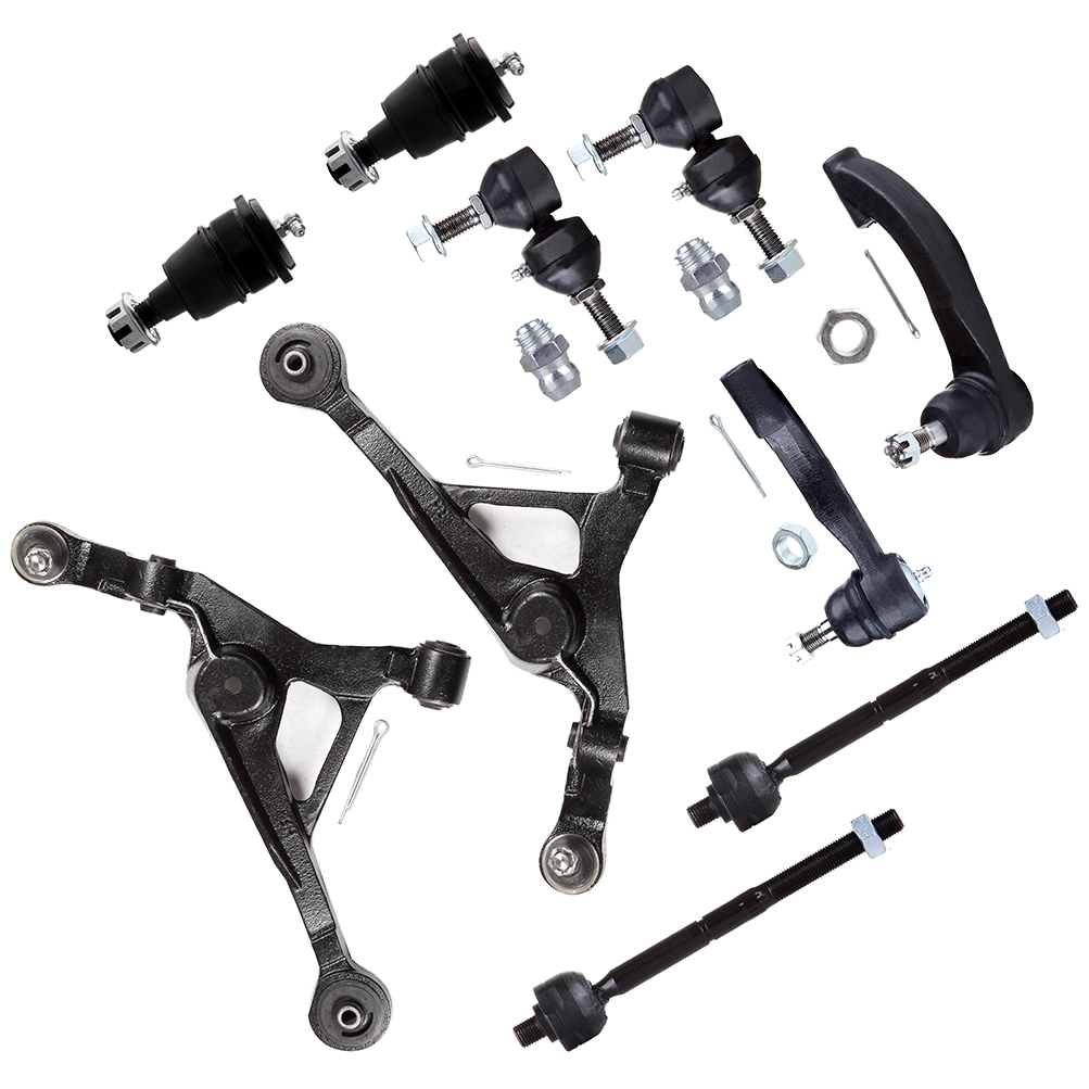 ECCPP 10pcs Lower Control Arm Inner Tie Rod End Outer Tie Rod End Sway Bar End Link Upper Ball Joint fit for 1996-2006 For Chrysler Sebring 2001-2006 For Dodge Stratus