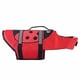 thumbnail image 3 of Chaleco salvavidas para perros Chaleco de natación rojo reflectante ajustable Traje de baño flotante para perros (Ladybug-M) ER, 3 of 5