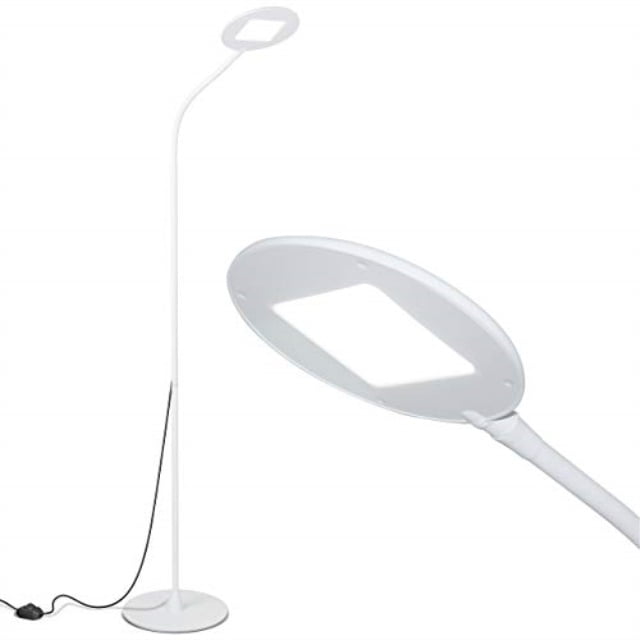 Brightech - Contour Flex LED Reading Floor Lamp - Dimmable ...
