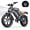 60AH, variant on DEEPOWER Electric Bike for Adults, 2000W Peak Motor& 32MPH Electric Dirt Bike, 48V 20AH Battery, 70-160 Max Miles,Dual Suspension Ebikes for Adults, 20" Fat Tire E Bike, UL2849 Certified