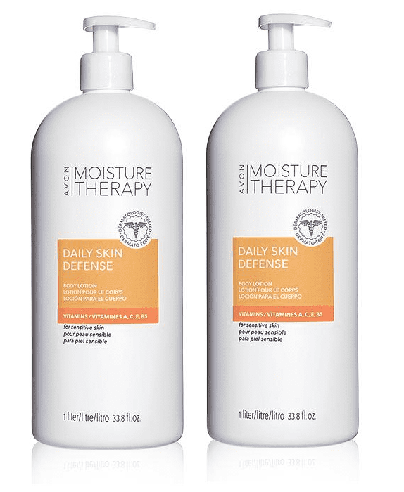 Avon Moisture Therapy BonusSize Daily Skin Defense Body Lotion Lot