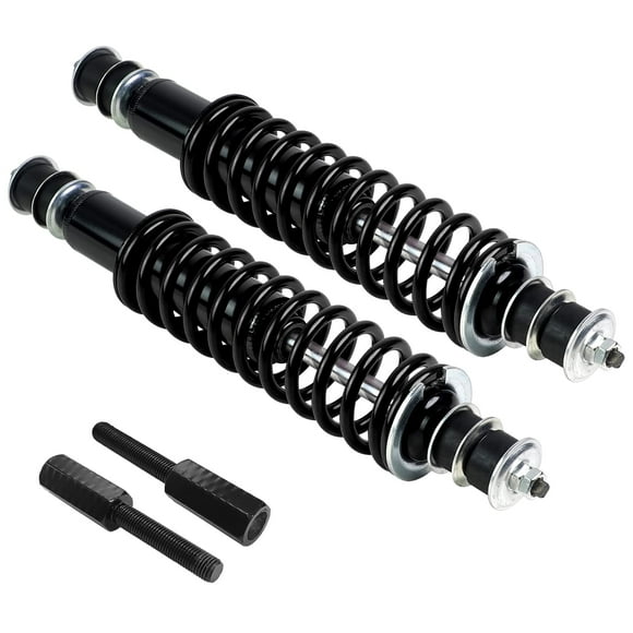 Golf Cart Shock Absorber Set Front Rear Coil Over Heavy Duty Shock Absorber Lift Fits EZGO 16" or 18" Medalist/TXT 1994+ Newer Gas or Electric, Replaces Part 70928-G01 76418-G01 (2 pcs) Black